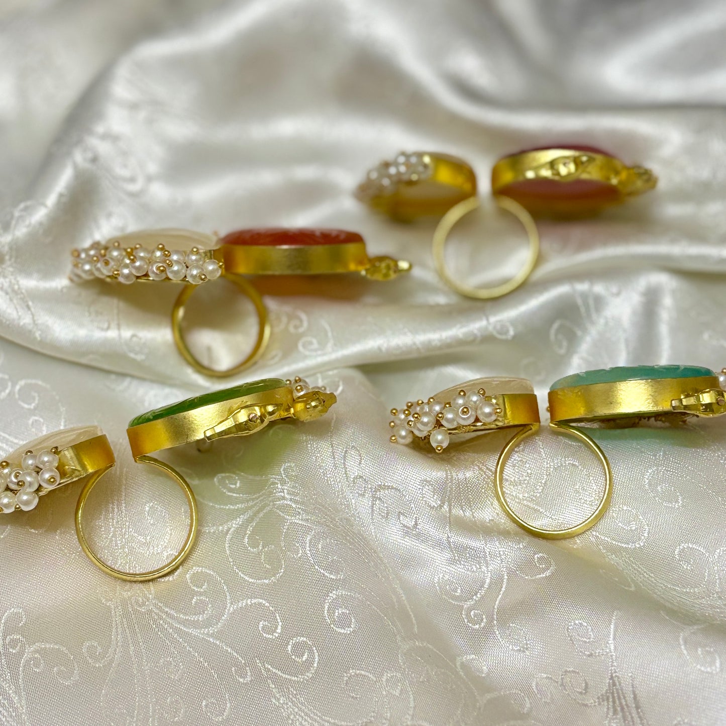 Pearl Bird Statement Ring