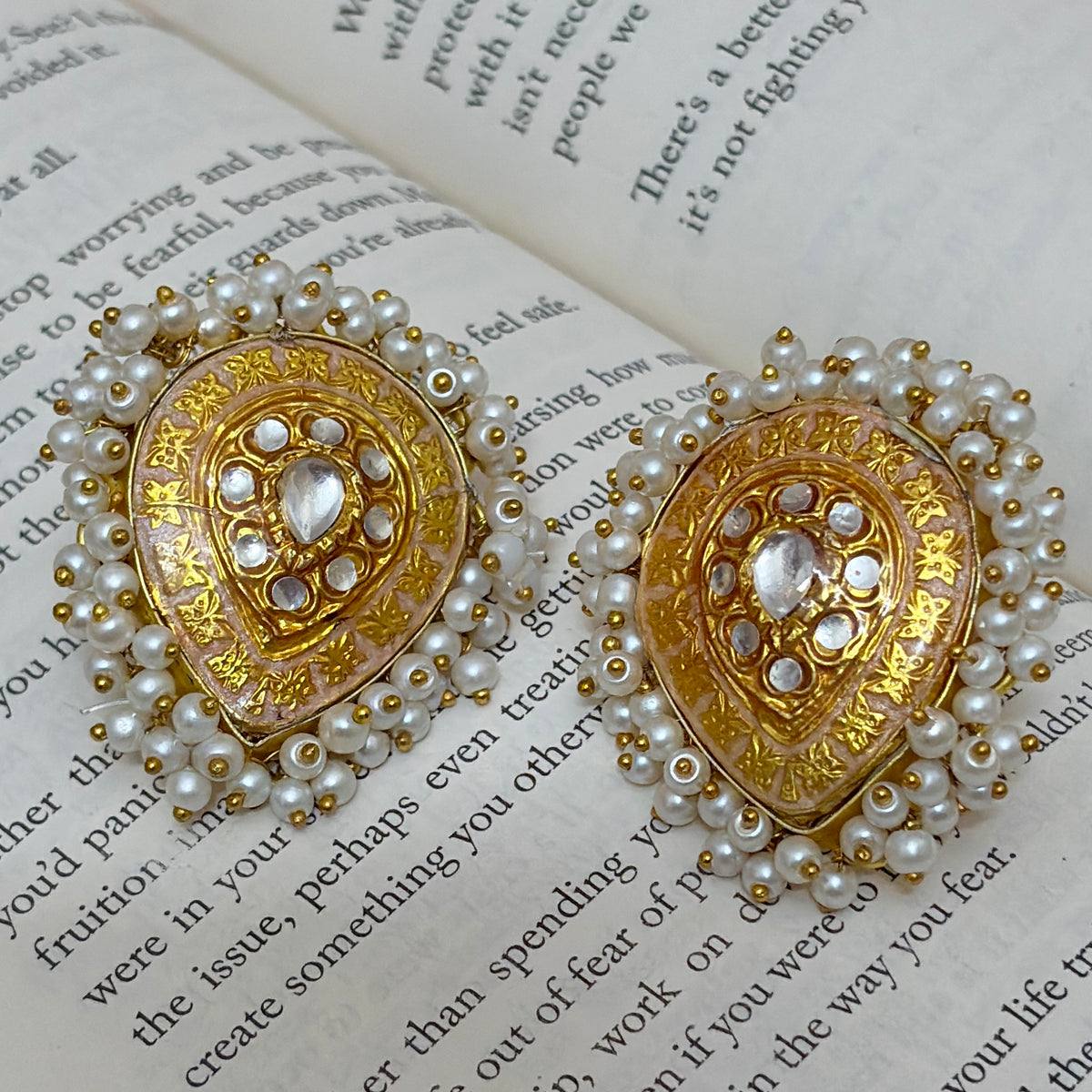 Royal Heritage Pearl Teardrop Studs