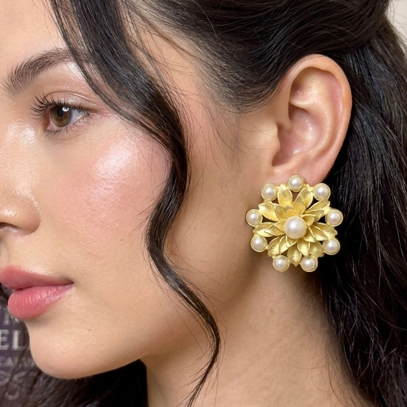 Pearl Bloom Studs