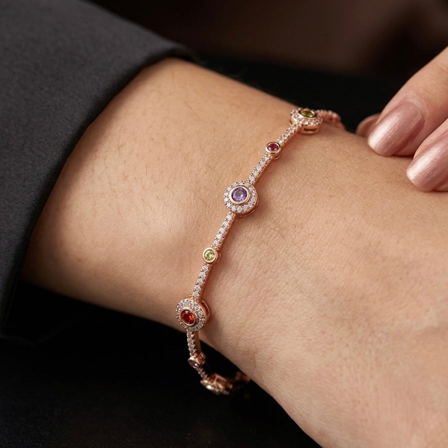Celestial Gemstone Bracelet