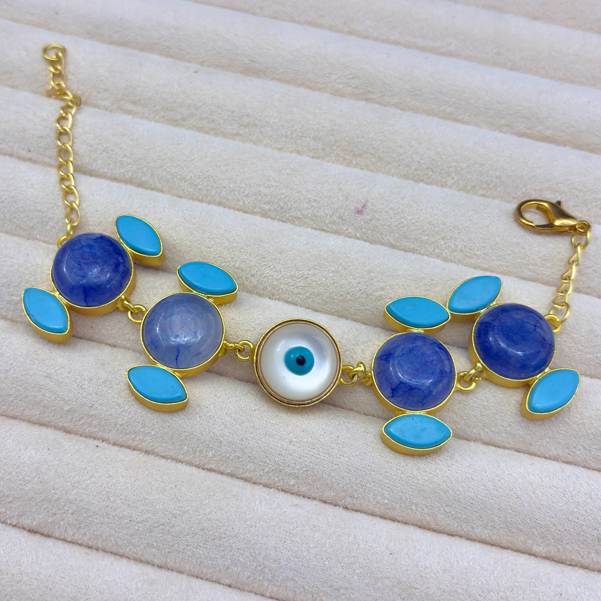 Royal & Real Evil Eye Turquoise Bracelet