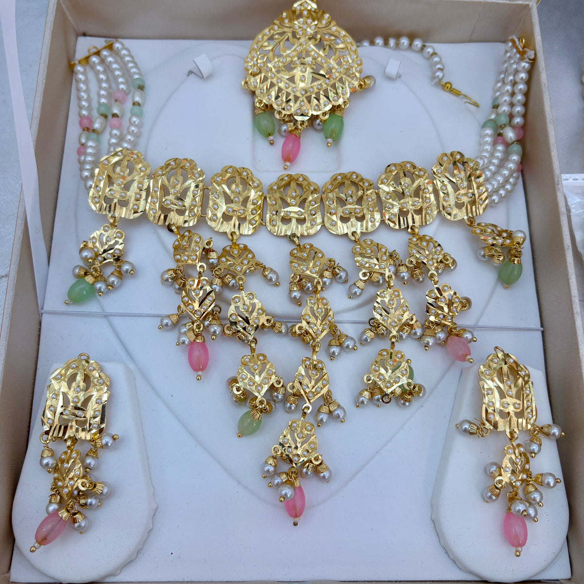 Sunanda Sharma inspired Jadau Set With Tikka
