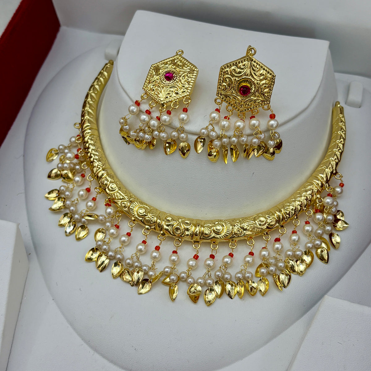 1 gram gold plated Traditional Heritage Lightweight Hasli set