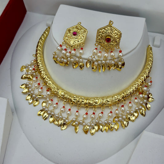 1 gram gold plated Traditional Heritage Lightweight Hasli set