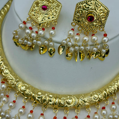 1 gram gold plated Traditional Heritage Lightweight Hasli set
