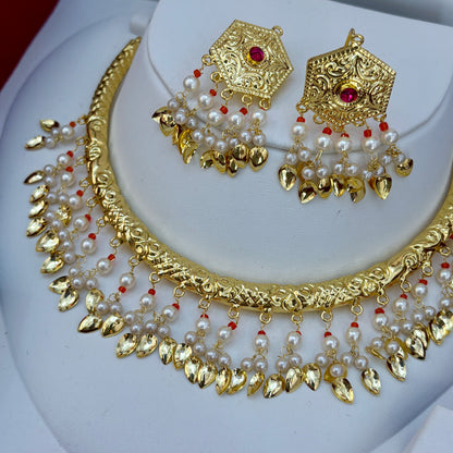 1 gram gold plated Traditional Heritage Lightweight Hasli set