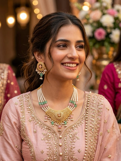 Stunning Jadau choker set