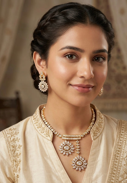 Premium Quality Lightweight Diamond Necklace Sets