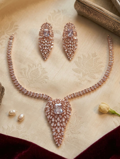 Premium Quality Lightweight Diamond Necklace Sets