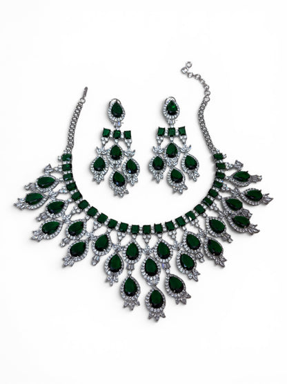 Rajsi Panna Royale Necklace Set