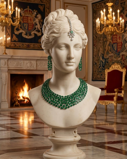 Panna Mahal Royale Necklace Set
