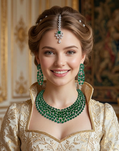 Panna Mahal Royale Necklace Set