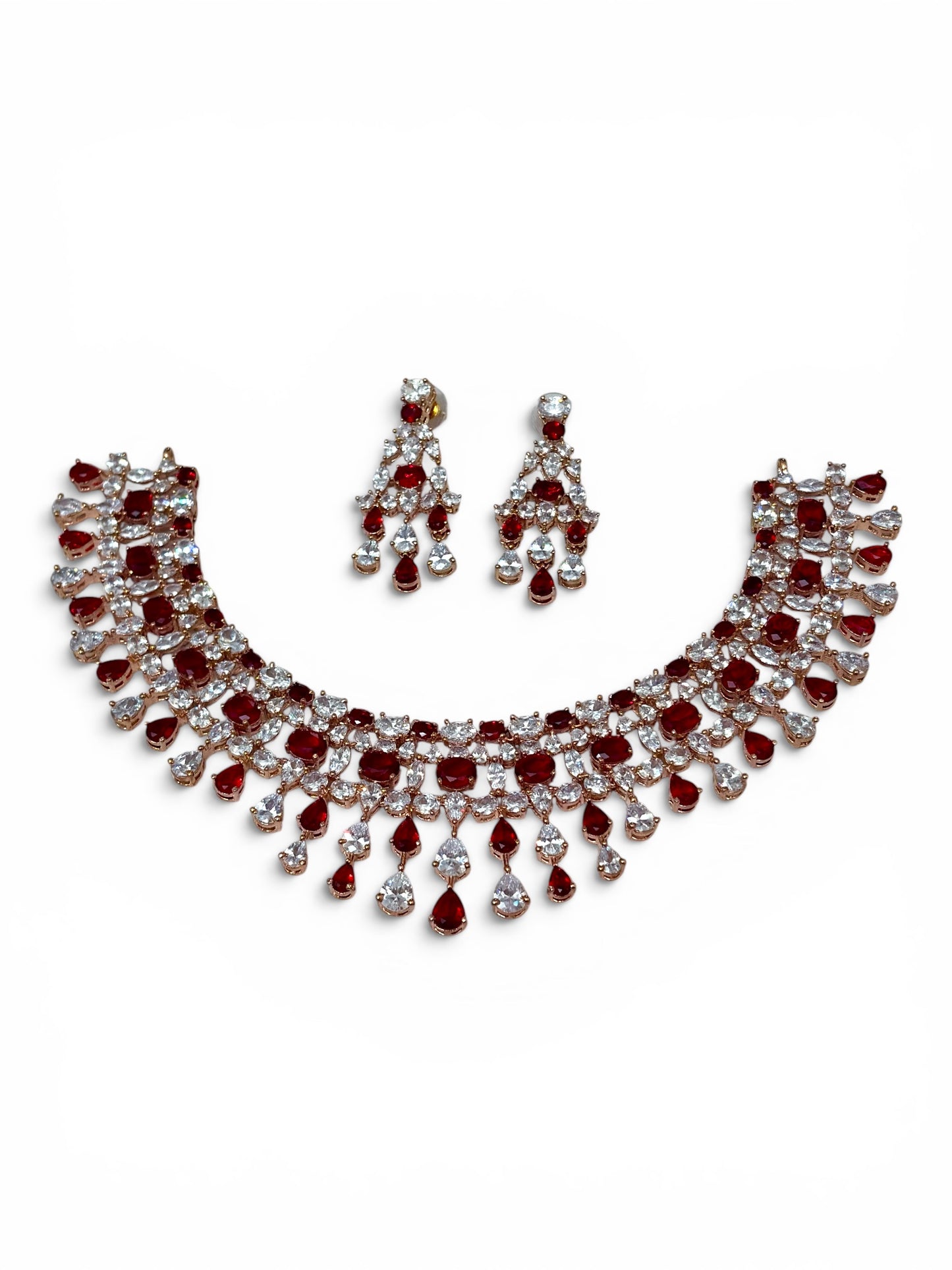 Crimson Royale Bridal Set Inspired by the Timeless Elegance of TARA SUTARIA