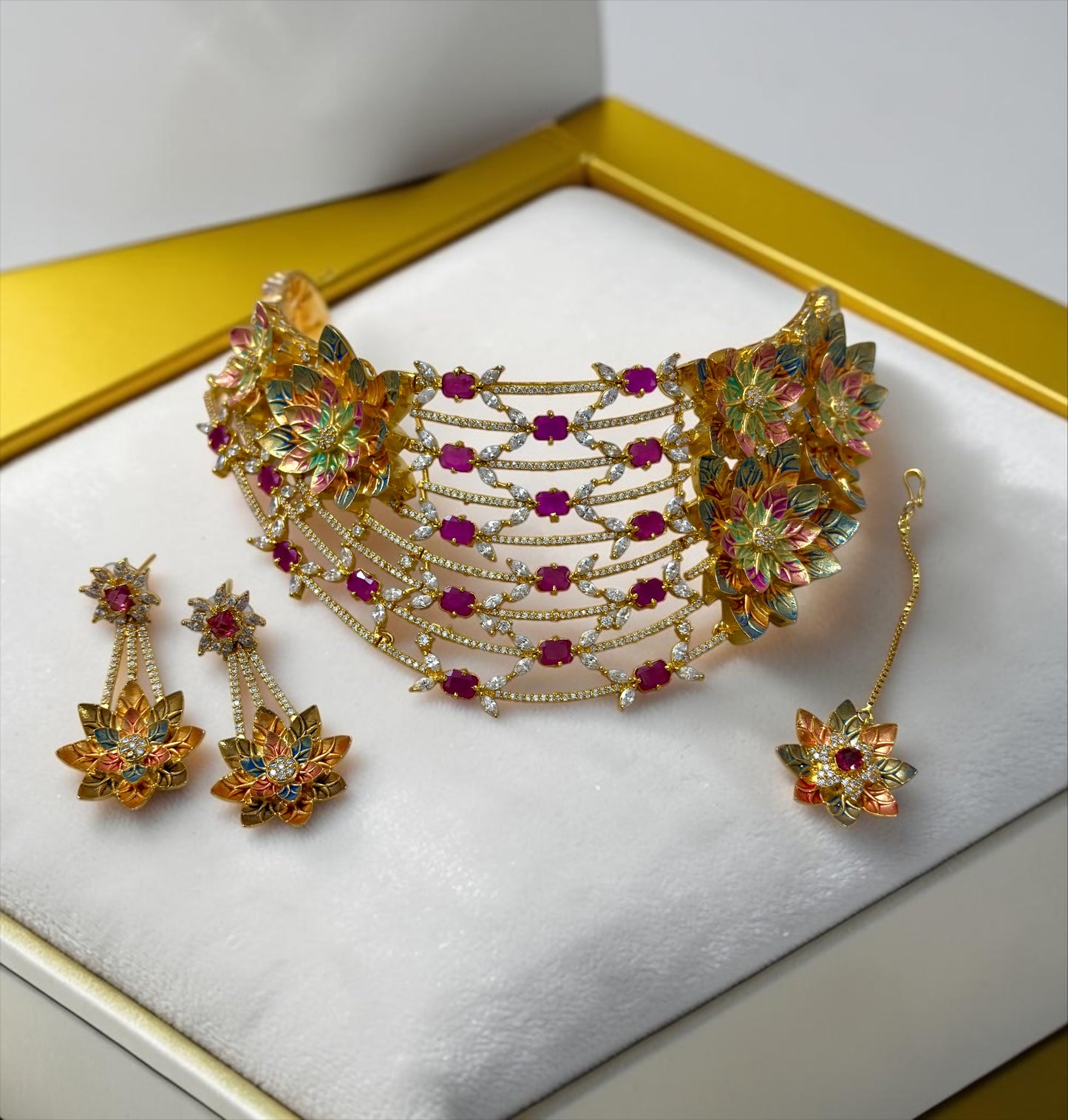 Floral Rubina Bridal Set
