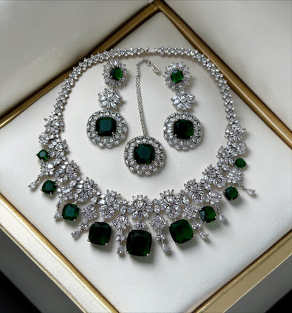 Emerald Riviera Bridal Set