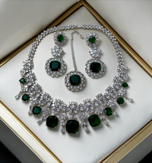 Emerald Riviera Bridal Set