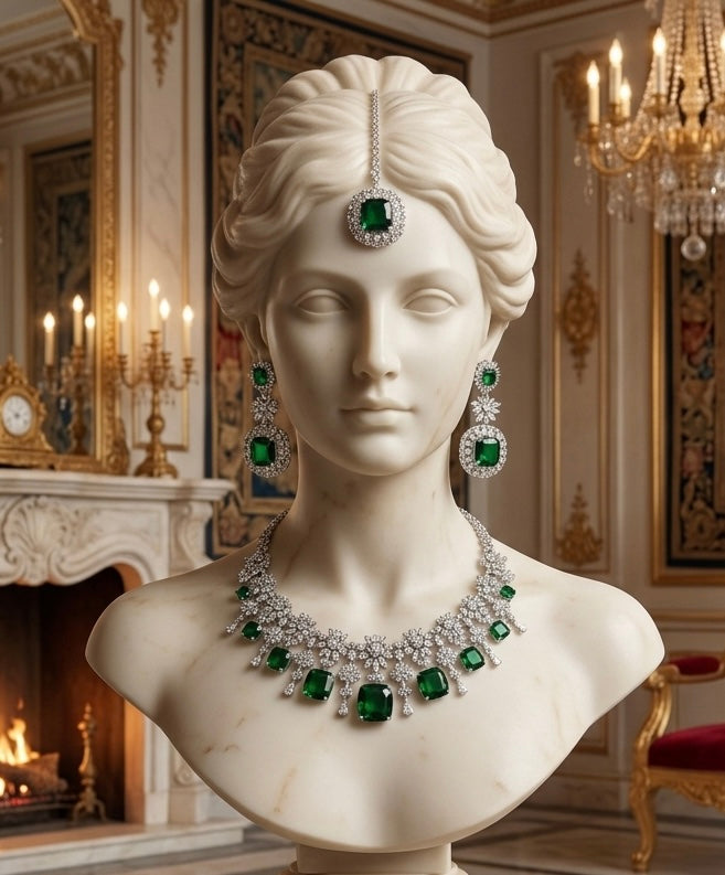 Emerald Riviera Bridal Set