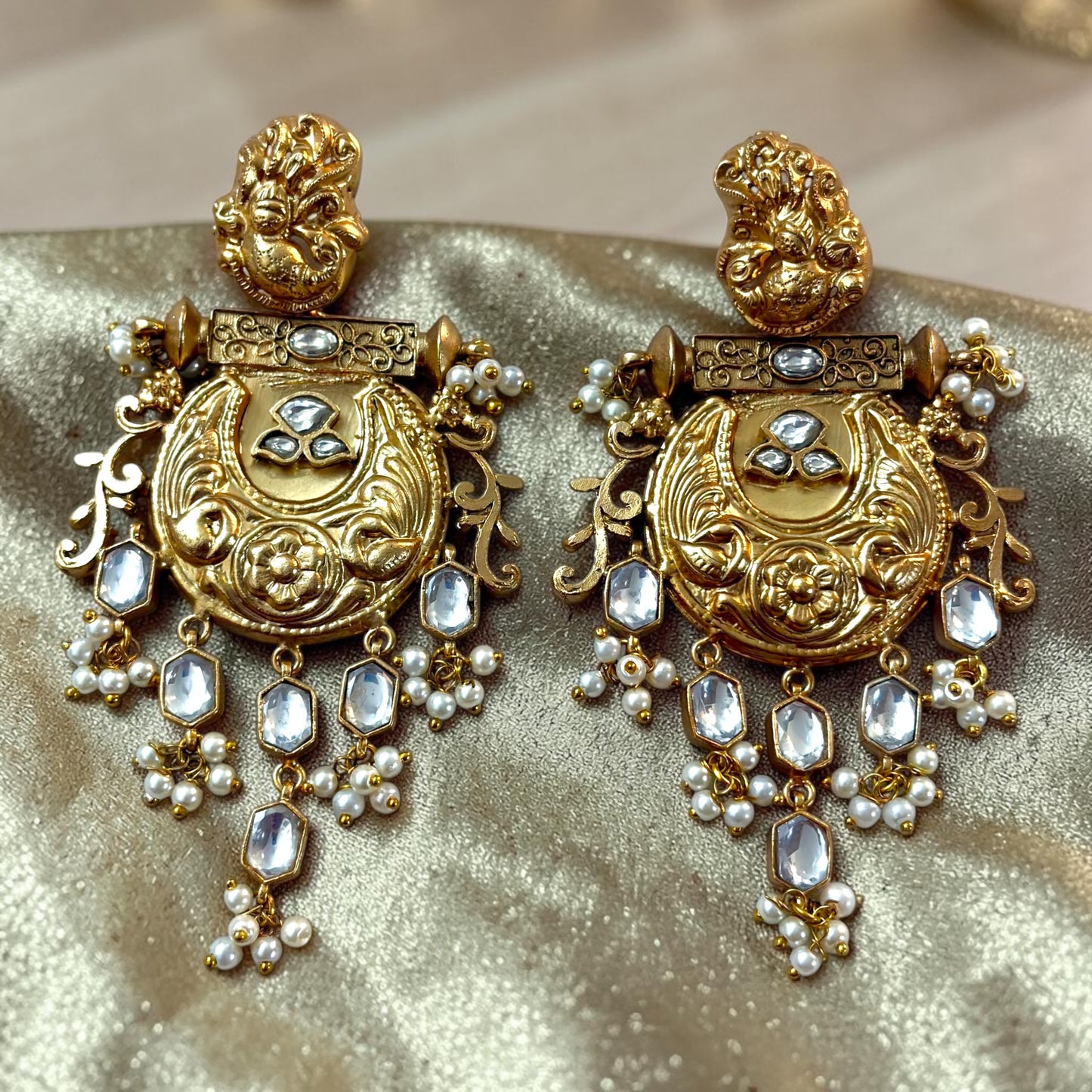 Rubika Oxidized Earrings