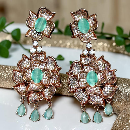 Rose Bloom Earrings