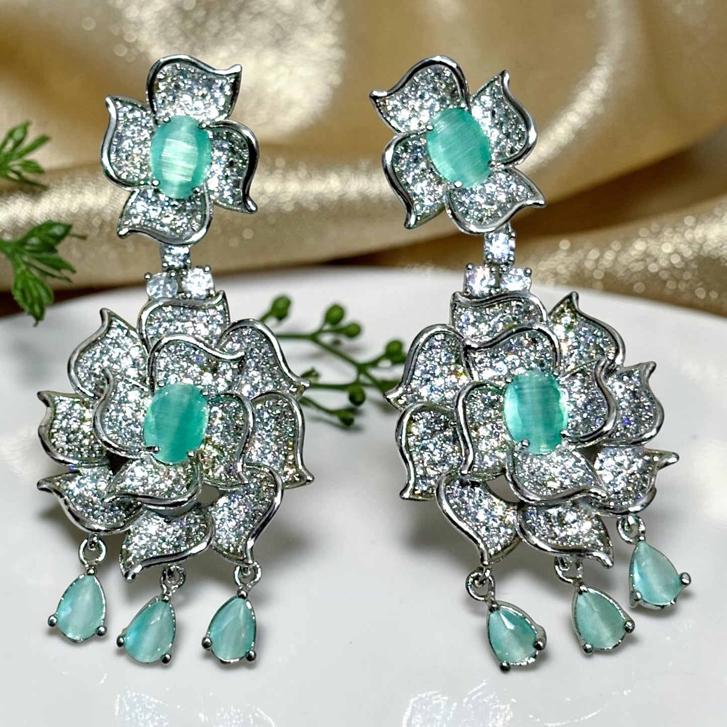 Rose Bloom Earrings