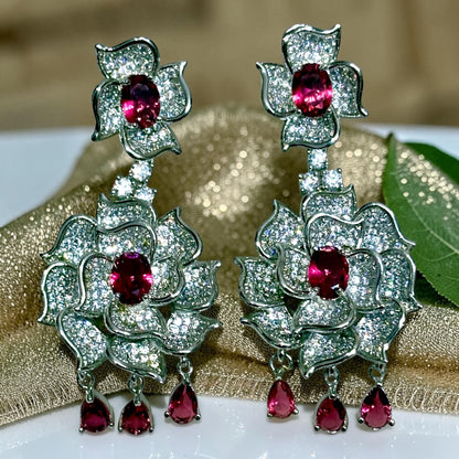 Rose Bloom Earrings