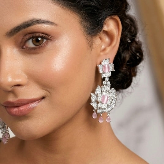 Rose Bloom Earrings