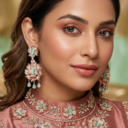 Rose Bloom Earrings