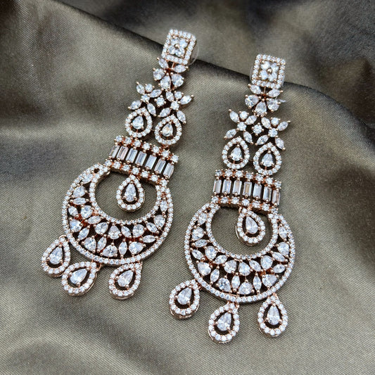 Statement solitaire-style Earrings