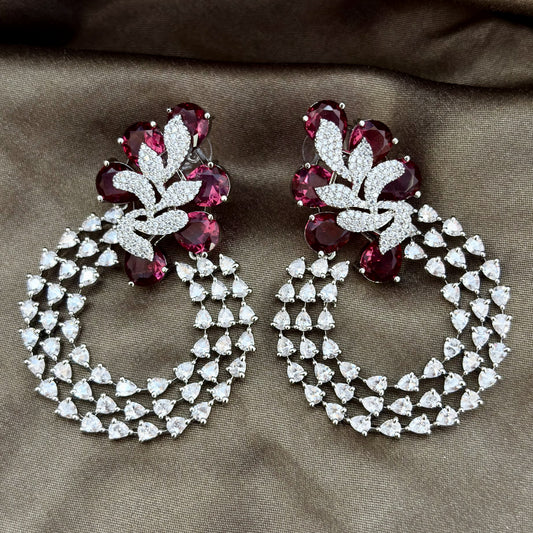 Royale Solitaire Style Hoops