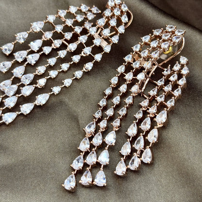 Majestic Solitaire Duel Cascade Tassels