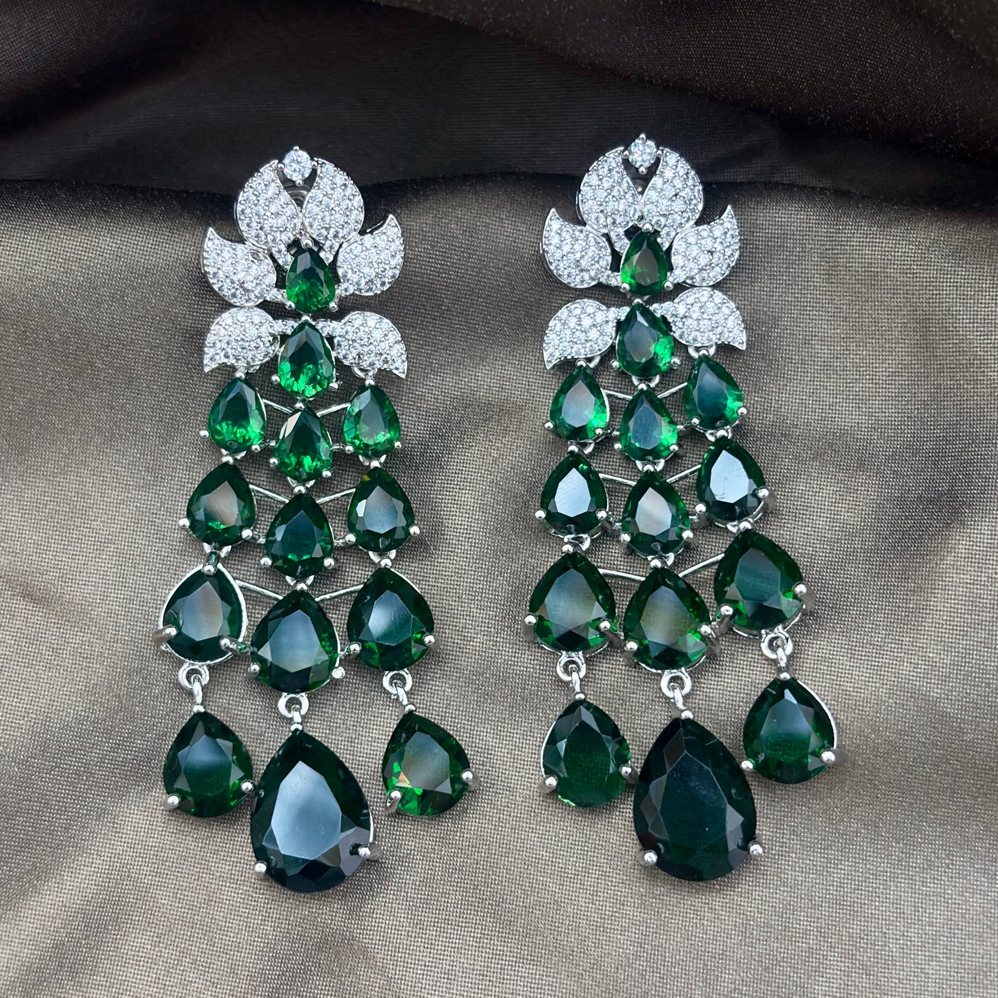 Solitaire Symphony Earrings