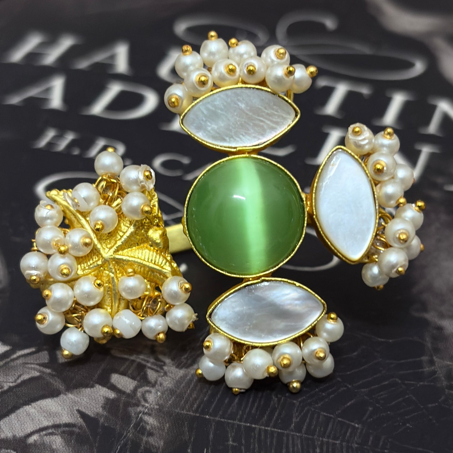 Mother of Pearl Bloom Ring