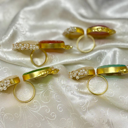 Pearl Bird Statement Ring