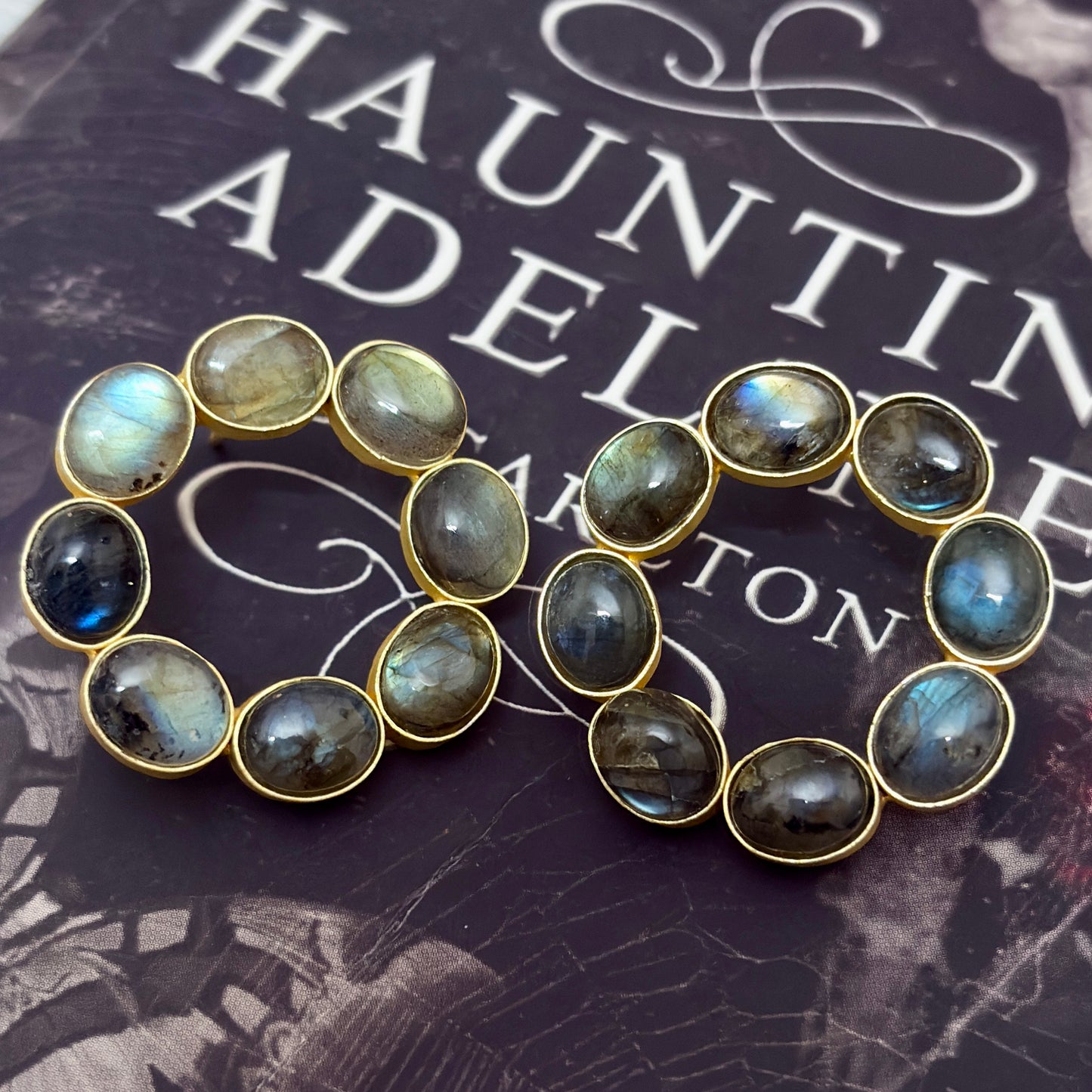 Labradorite Studs