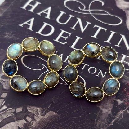 Labradorite Studs
