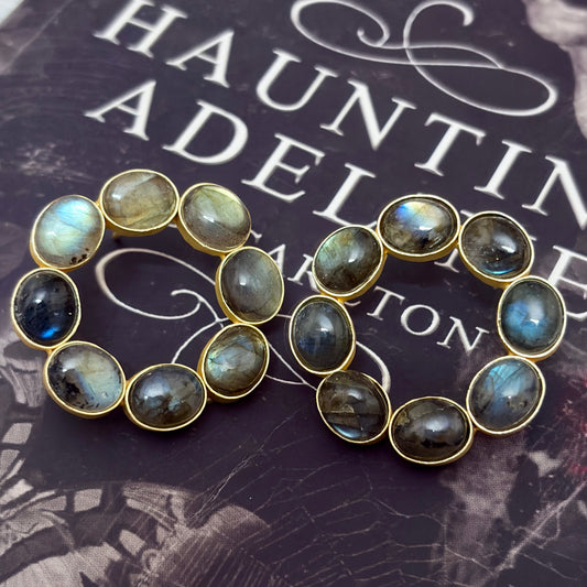 Labradorite Studs