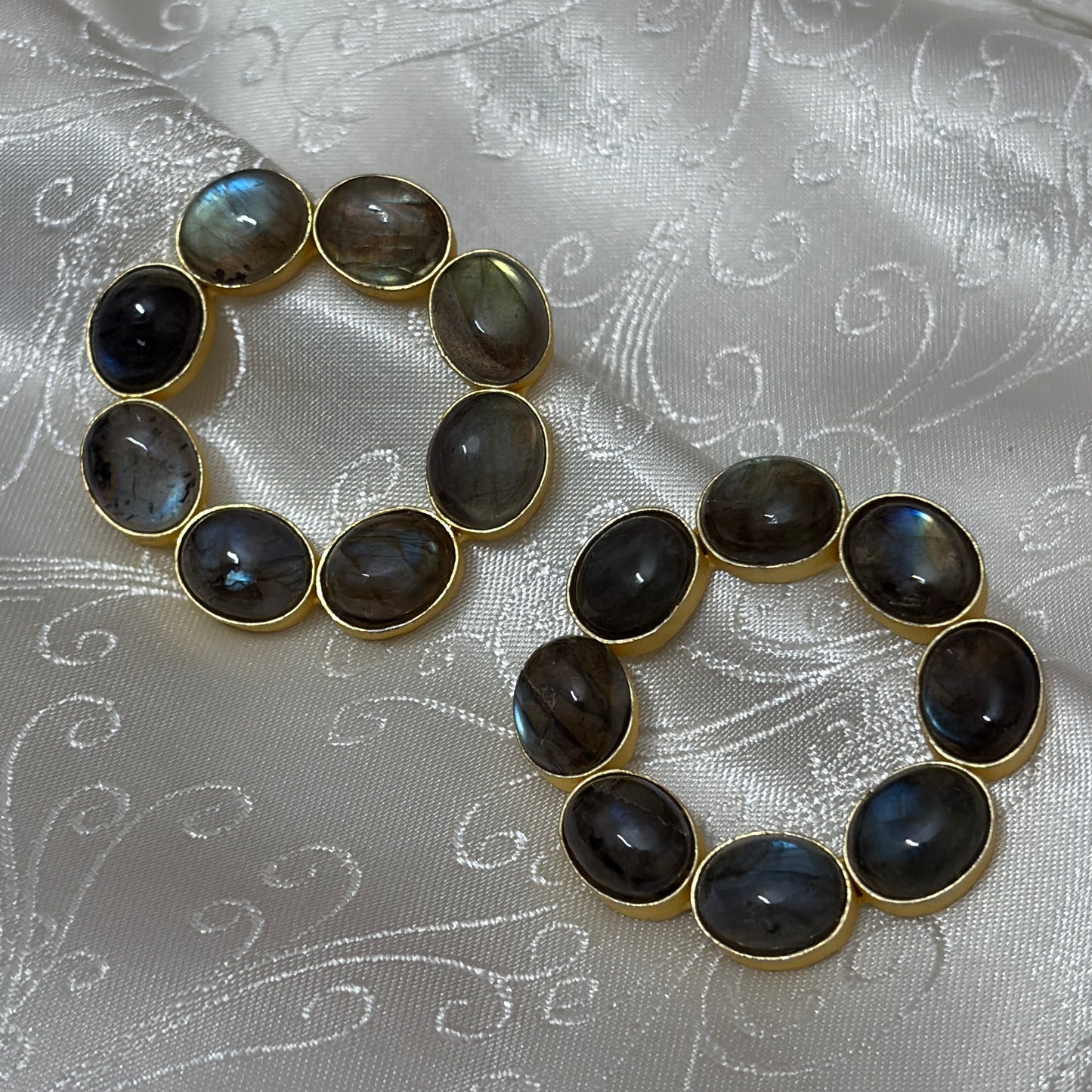Labradorite Studs