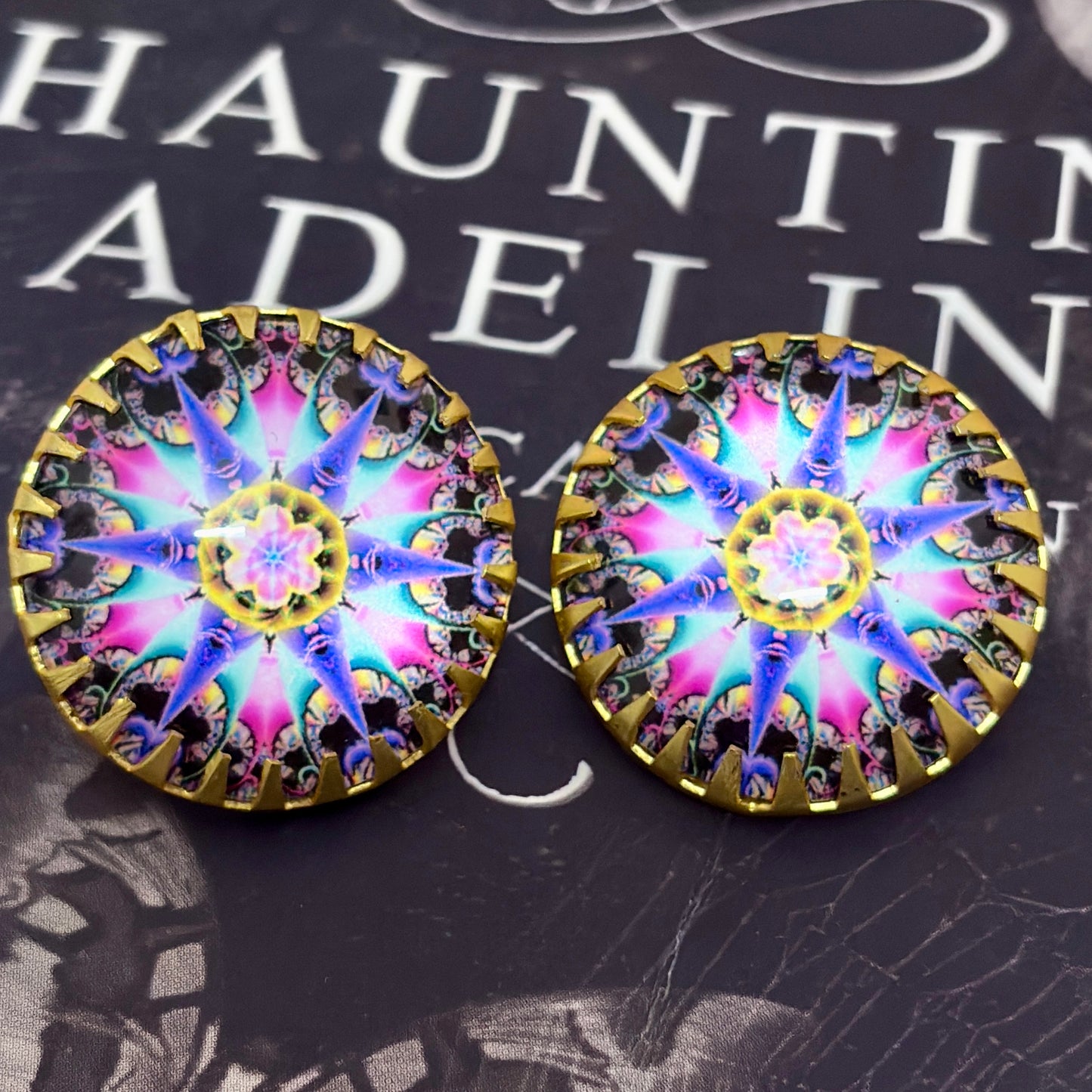 3D Aurora Burst Studs