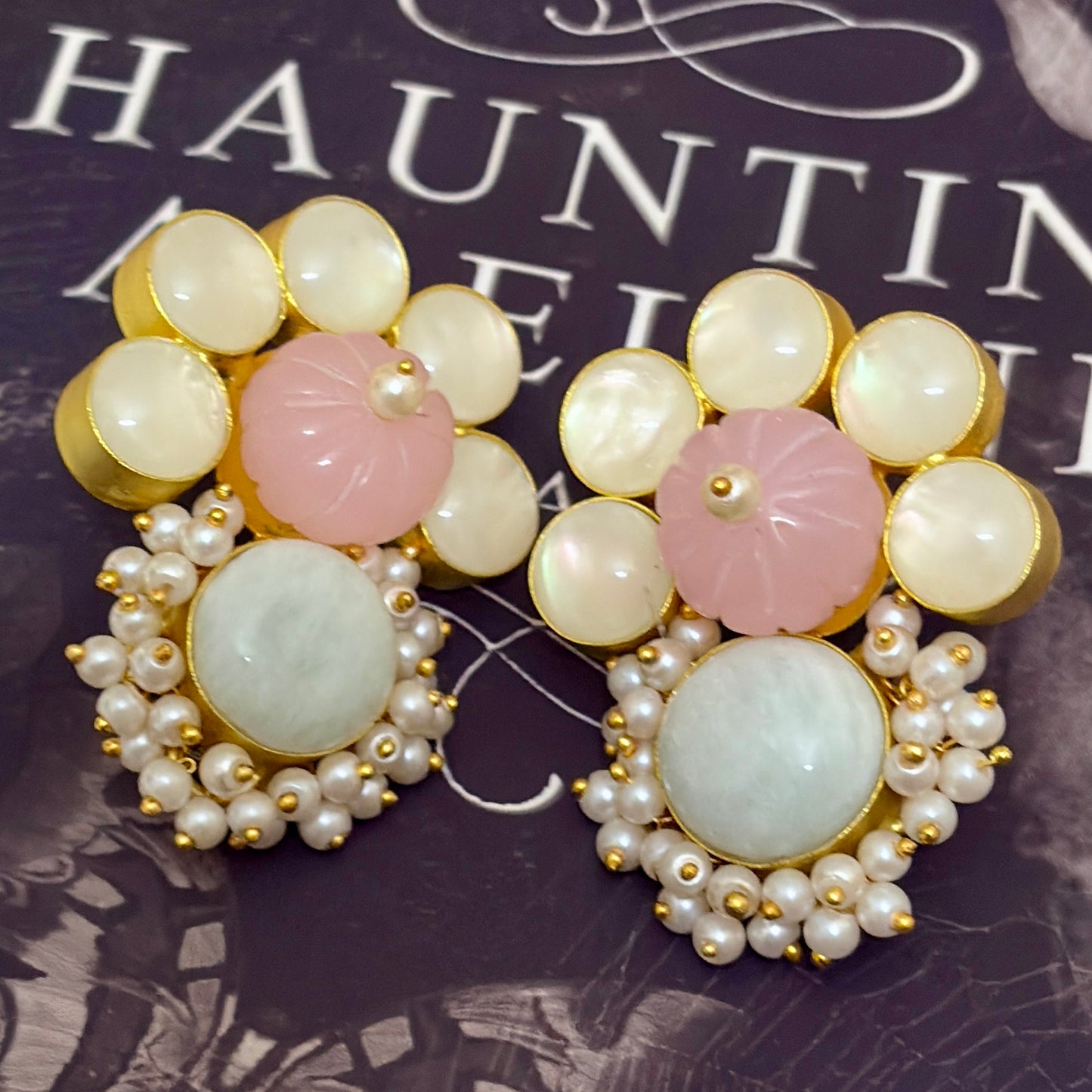 Pastel Pearl Drop Studs
