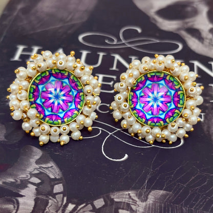 3D Aurora Burst Studs