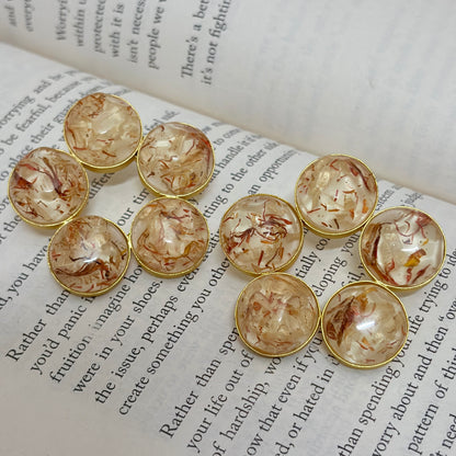 Champagne Marble Studs