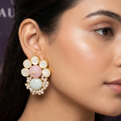 Pastel Pearl Drop Studs