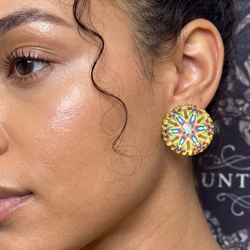 3D Aurora Burst Studs