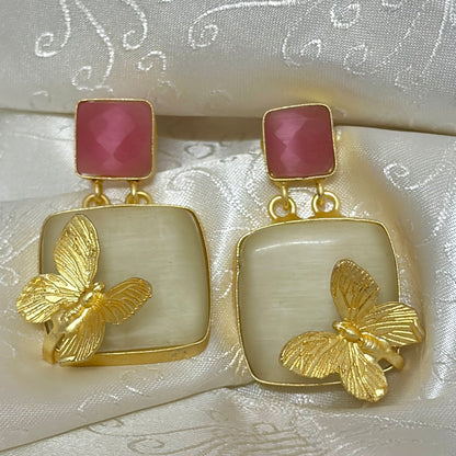 Flutter Pearl Earrings