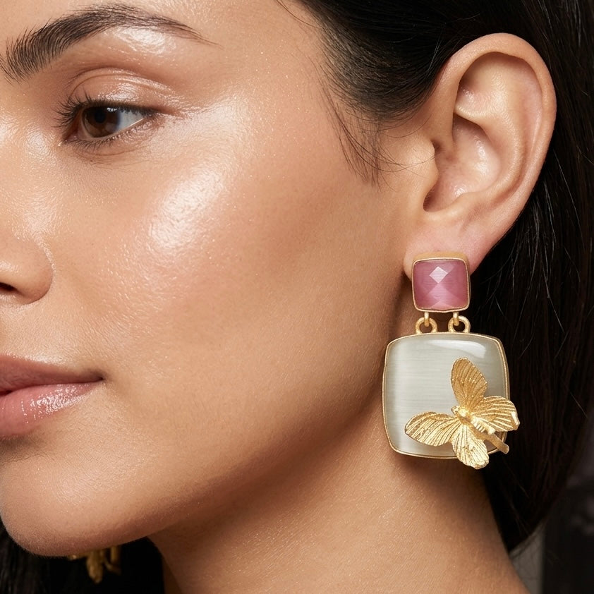 Flutter Pearl Earrings