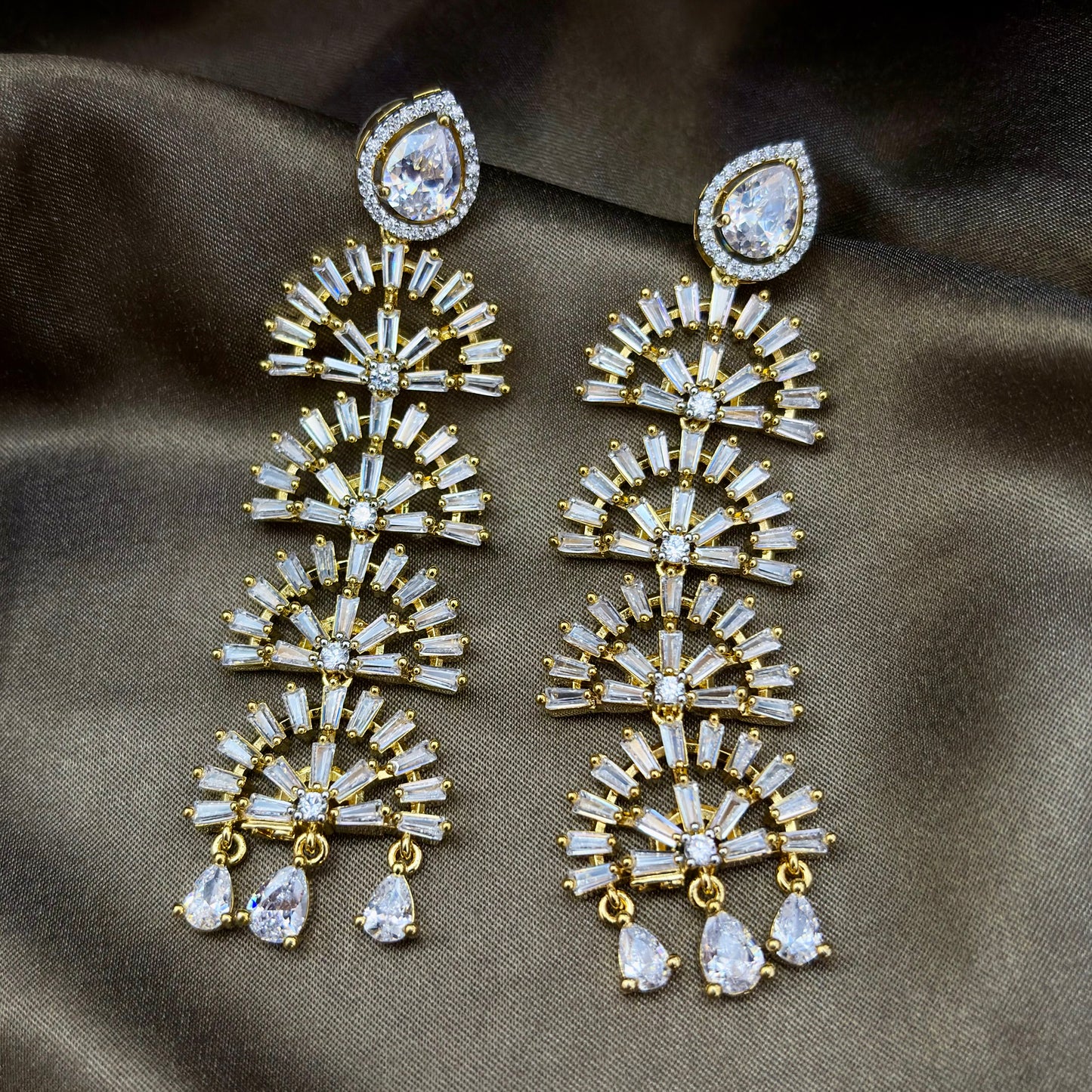 Celeste Cascade Dangler Earrings