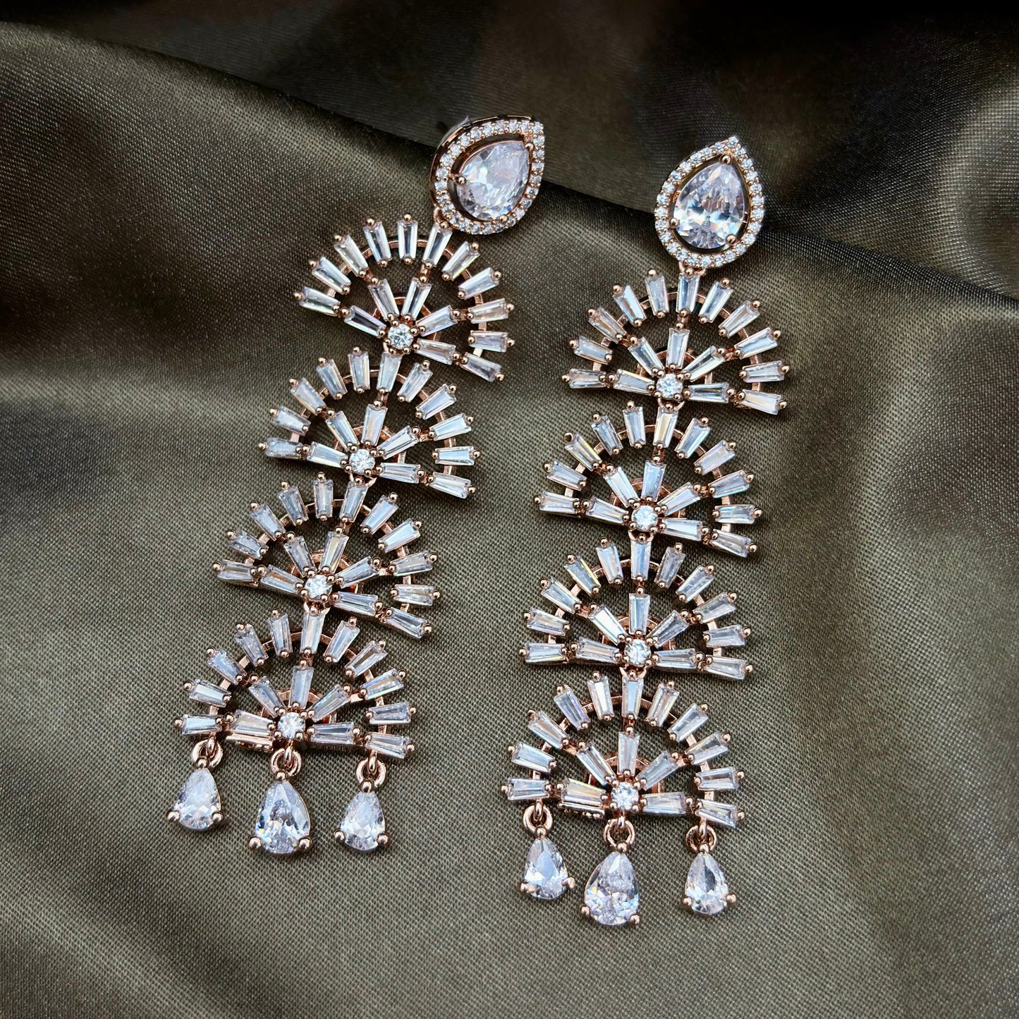 Celeste Cascade Dangler Earrings