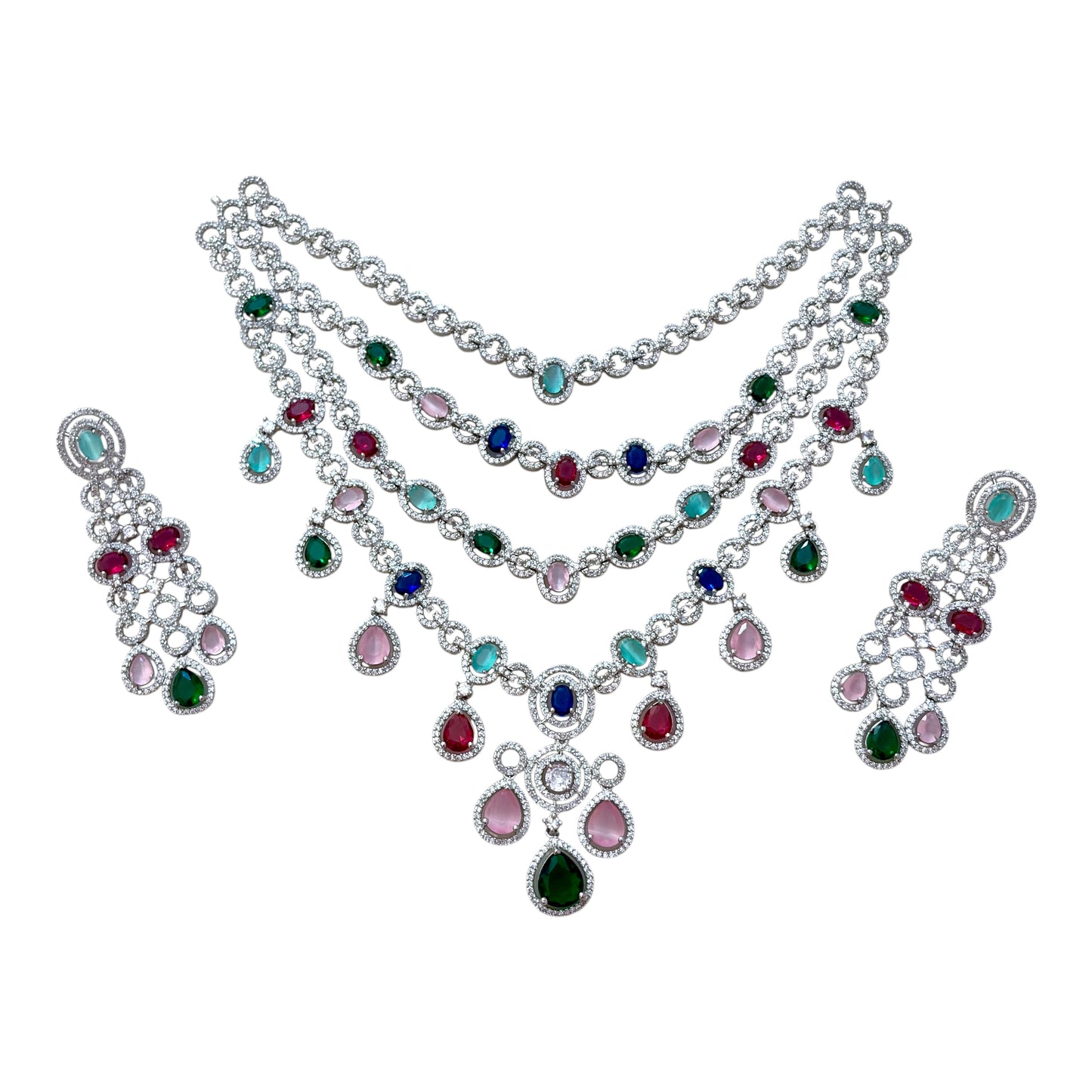 Royal Statement Four Layer Bridal Set