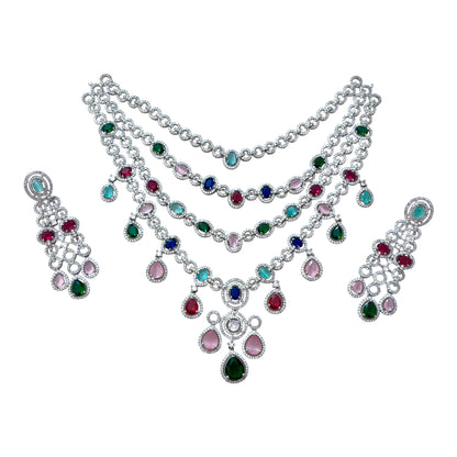 Royal Statement Four Layer Bridal Set