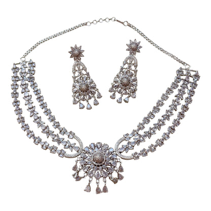 Three Layer flexible choker Necklace